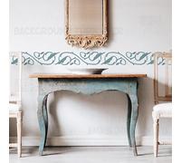 60 cm Bordo Retro Vintage Classico Divisore Vine Stencil Per Pareti Sul Muro Modelli Pittura Artigianato Riutilizzabile Mobili Intonaco Per Dipingere Grandi Modelli Di Mattoni Modello