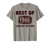 60° Compleanno 60 Uomo Anni Best of 1966 Regalo Maglietta