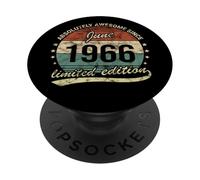 60° Compleanno Assolutamente Fantastico Dal Giugno 1966 Vintage PopSockets PopGrip Adesivo