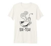 60° Compleanno Classico Tradizionale Tazza di tè Divertente Sei tè Maglietta Premium