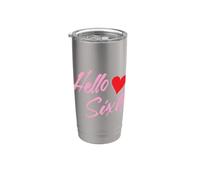 60° Compleanno Hello Sixty Years Bicchiere termico in acciaio inox doppia parete