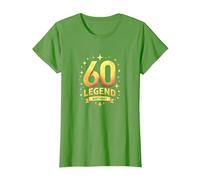 60° Compleanno Leggenda Celebrazione Regalo per la Pietra miliare Maglietta, Donna, Erba, L