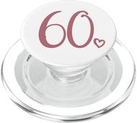 60 compleanno, per donna, sessanta numeri carini 60 PopSockets PopGrip per MagSafe