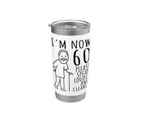 60° compleanno per lui/uomini, I'm Now 60 Anni, 60 BDay Bicchiere termico in acciaio inox doppia parete