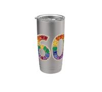 60° compleanno ragazza gioielli gemme gemme partito donne sessanta Bicchiere termico in acciaio inox doppia parete