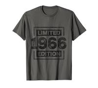 60° Compleanno Uomini 60 Anno Retro Donne Nati nel 1966 Maglietta