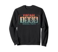 60° Compleanno Vintage 1966 Retro 60yr Born in 1966 Felpa