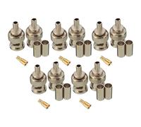 60 Connettori A Crimpare A 3 Pezzi Bnc Rg58 M6I22494