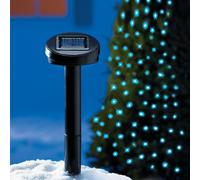60 Contare Energia Solare Inverno Blu Natale Esterno Filo Luci