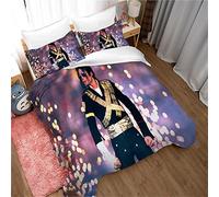 60 Cotone A Fiocco Lungo Michael Jackson, Cantante Idol 3 Pezzi 3D Graffiti Biancheria da Letto Copripiumino Primavera E Autunno Piumino Semplice (Stile 05,220x240cm)