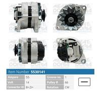 60 CV Alternatore per FIAT UNO 146 60 Diesel 1.7 KW 44 CV 60