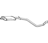 60 CV SILENZIATORE CENTRALE PER PEUGEOT 306 2 VOL/Cod Sp 7A, 7C, N3, N5 1.1 KW 4