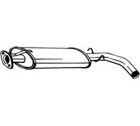 60 CV SILENZIATORE CENTRALE PER ROVER 100/Metro 2 VOL/Cod Sp XP 111 C/L/S KW 44