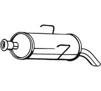 60 CV SILENZIATORE POSTERIORE PER PEUGEOT 106 I 1A, 1C 1.1 KW 44 CV 60