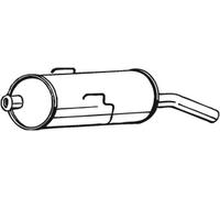 60 CV SILENZIATORE POSTERIORE PER PEUGEOT 205 II 20A/C 1.7 Diesel KW 44 CV 60