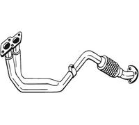 60 CV TUBO GAS SCARICO PER VW Golf III 1H1 1.4 KW 44 CV 60