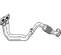 60 CV TUBO GAS SCARICO PER VW Golf III 1H1 1.4 KW 44 CV 60