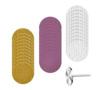 60 dischi di carta abrasiva, per pedicure, per levigare le pelli morte e i calli sulla pianta dei piedi