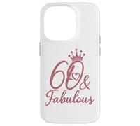 60 e favolosi sessanta 60 per le donne Il suo 60esimo Custodia per iPhone 14 Pro