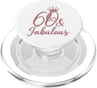 60 e favolosi sessanta 60 per le donne Il suo 60esimo PopSockets PopGrip per MagSafe