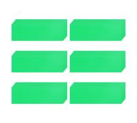 60 Etichette Magnetiche Cancellabili 3"x1" Verde Chiaro per Scrivere