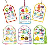 60 etichette regalo di fine anno, etichette regalo estive, amicizia, feste di compleanno, scuola, amici, insegnanti, famiglia, hanno una grande estate, grazie apprezzamento, decorazioni per confezioni