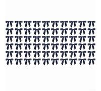 60 fiocchi decorativi in tessuto per matrimoni, compleanni e tavoli di Natale, utilizzabili anche per confezioni regalo, realizzati per mantenere l'eleganza durante gli eventi (nero)