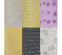 60 fogli A4 di carta glitterata autoadesiva, scintillante, non perde pelo, 80 g/m², con retro adesivo, per macchine da taglio, scrapbooking e creazione di biglietti