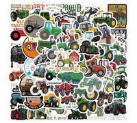 60 Fogli Adesivi per Bambini, Stickers per Trattori Agricoli, Adesivi da Costruzione per Bambini, Stickers Attacca e Stacca per Scrapbooking, Bottiglie d'Acqua, Laptop, Libri, Ideali per Bambini