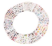 60 Fogli Adesivi per Scrapbooking, Decorazione Fai da Te, Adesivi Decorazione Notebook,Adesivo Album Fotografico Fai da Te,Motivo Floreale Scrapbooking Fai da Te per Scrapbook Mestiere,Diario,Album