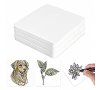 60 Fogli Carta Zentangle, 8,9 cm, Carta Acquerello 300 g/m²
