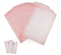 60 Fogli Invecchiati per Scrittura, Carta Nel Set Cancelleria Antico Vintage, Carta da Lettere Stile Antico, Carta Pergamena A4 Stampabile o Scrivibile a Mano per Invito di Compleanno,Matrimonio