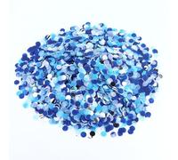 60 g di coriandoli blu per matrimonio, compleanno, coriandoli grandi, decorazione da tavolo blu, coriandoli blu argento, coriandoli colorati per reveal di genere, palloncini, tavolo, confezione regalo