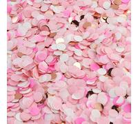 60 g di coriandoli rosa oro rosa, coriandoli per matrimonio, stelle filanti, decorazione da tavolo per matrimoni, decorazioni colorate grandi, decorazioni per compleanno pastello