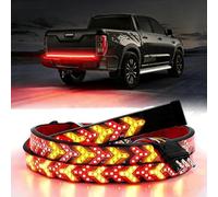 60 Inch Led Tailgate Light Bar-Light Bars for Trucks for Pickup Trailer SUV RV Van Full Function Red Brake White Reverse Amber Turn Signal Double Flash Light No Drill Install (60 Inch)