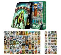 60 Italian Brainrot Carte con 32 Adesivi Album Brainrot Figurine per Collezionisti (A)