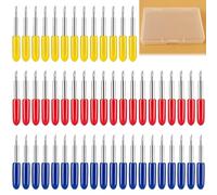 60 lame per coltelli a taglio fine, lame di ricambio per Cricut, lame per plotter da taglio 30°/45°/60°, lame da taglio Roland, lame da taglio per plotter da taglio Cricut