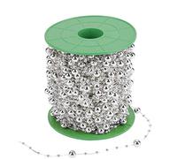 60 m/rotolo Perline Copricapo Perline Ghirlanda di nozze Perle finte Perle per la decorazione domestica Ciondolo per matrimoni(scheggia)