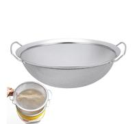 60 maglie rotonde Sifter - Setaccio in acciaio inox fine colore filo | Strumento di filtro a rete multiuso per Glaze Housework motore preparazione del refrigerante attività di pulizia del progetto