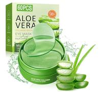 60 mascherine per occhi al collagene con aloe vera, anti-invecchiamento, contro le borse per gli occhi, rughe e occhiaie scure, toppe idratanti idrogel per tutti i tipi di pelle