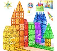 60 Mattonelle Magnetiche, Giocattoli Costruzioni Magnetiche per Bambini