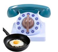 60-Minute Kitchen Timer - Cute Telephone Design Cooking Countdown | Mechanical Oven Timer For Baking, Cooking, Time Management, Home, Bedroom, Study, Living Room, Classroom And Office