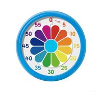 60 Minuti Visual Timer Rainbow Disk per Studio (A) | Il disco arcobaleno si restringe con il passare del tempo, aiuta la percezione del tempo, allarme silenzioso