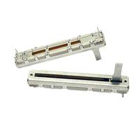 60 mm Diretto Scorrimento Doppio Potenziometro Controller Lunghezza Albero 15mm Per Asta di Spinta 1 Pz