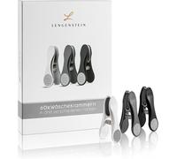 ® 60 Mollette Da Bucato in 3 Colori Bianco Nero Grigio Premium Clothes Pegs Clot