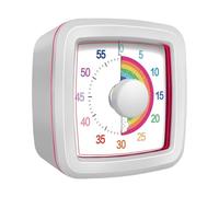 60 Orologio con conto alla rovescia con display, White