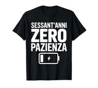 60 papà Anni Compleanno Uomo Sessanta Frase Maglietta