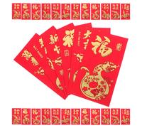 60 Pcs Buste Per Contanti Soldi Del Capodanno Cinese Tasca Rossa Denaro