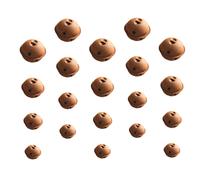 60 Pcs Campane in Metallo Per L'artigianato Ciondolo Campana Vintage