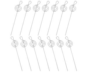 60 Pcs Cartella Delle Note Porta Menu Da Tavolo Clip Di Nota Musicale